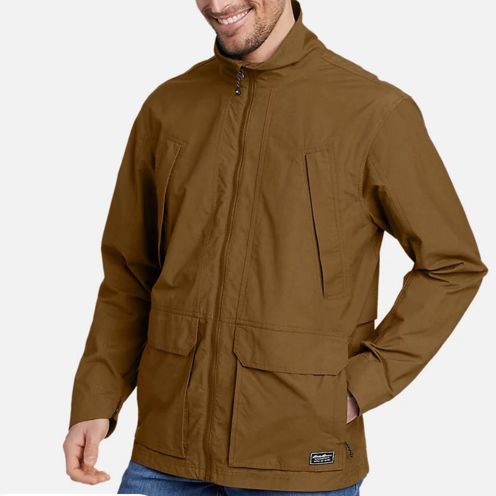 Eddie Bauer NWT Sz L Alki Jacket in “Tawny” color